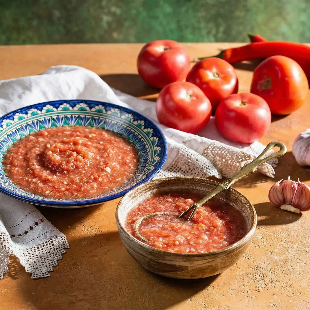 Spicy Tomato and Garlic Throat Sauce / Горлодёр (огонек)