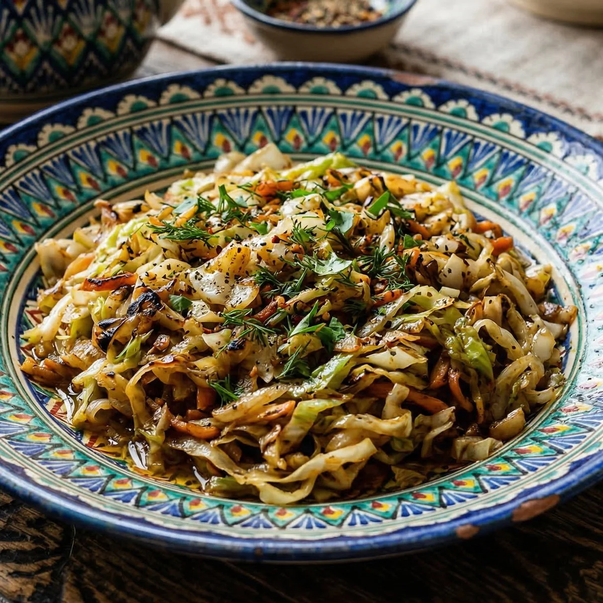 Stewed cabbage / Тушеная капуста